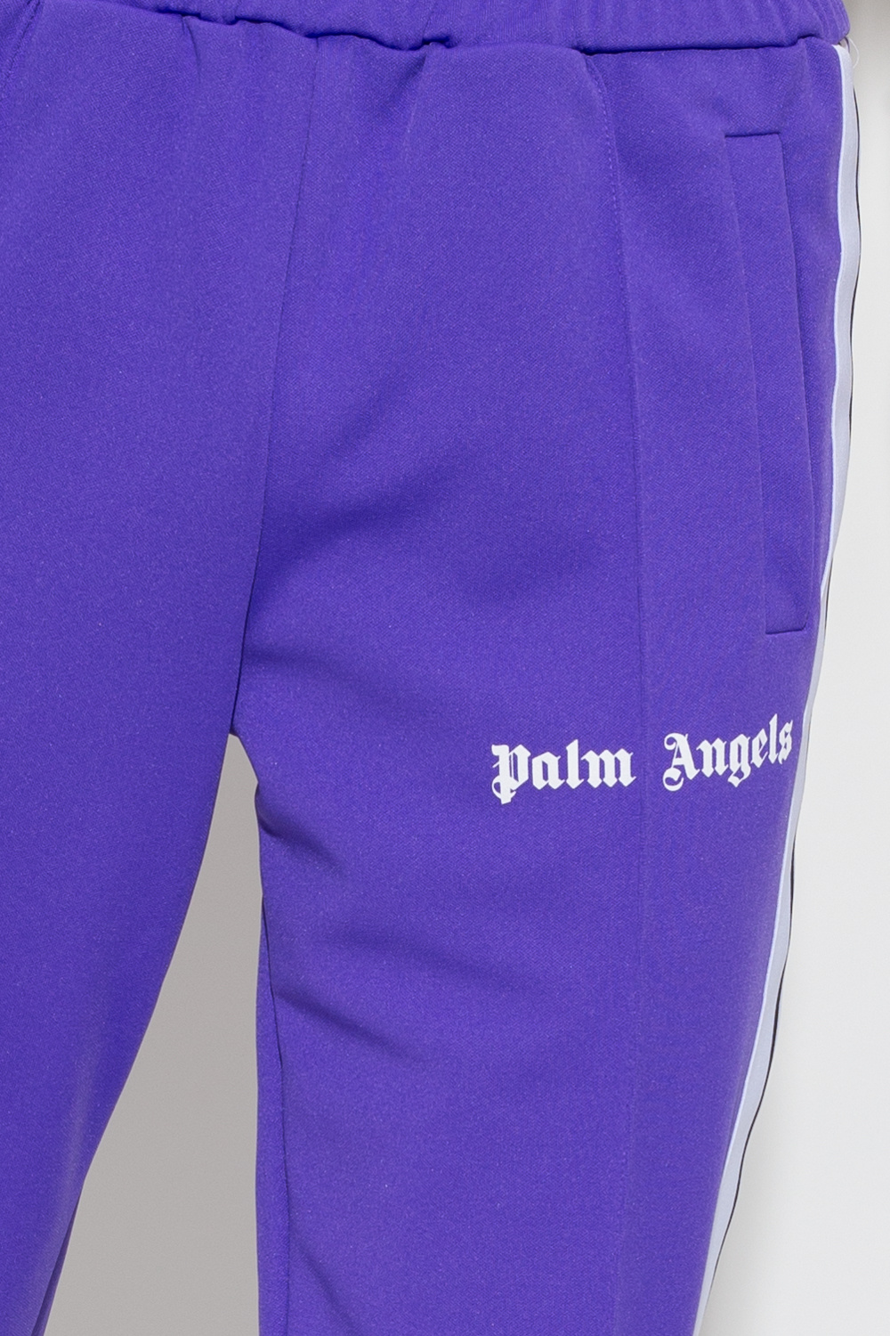 Palm Angels Tiger Flames Popover Hoodie 'Black Orange